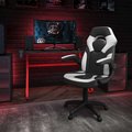 Flash Furniture Red Gaming Desk and Chair Set BLN-X10RSG1030-WH-GG